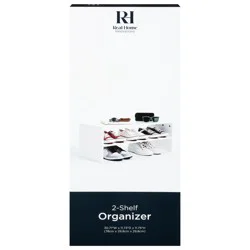 Real Home 31" W 2-Shelf Stacker White