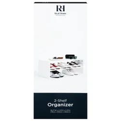 Real Home 31" W 2-Shelf Stacker White