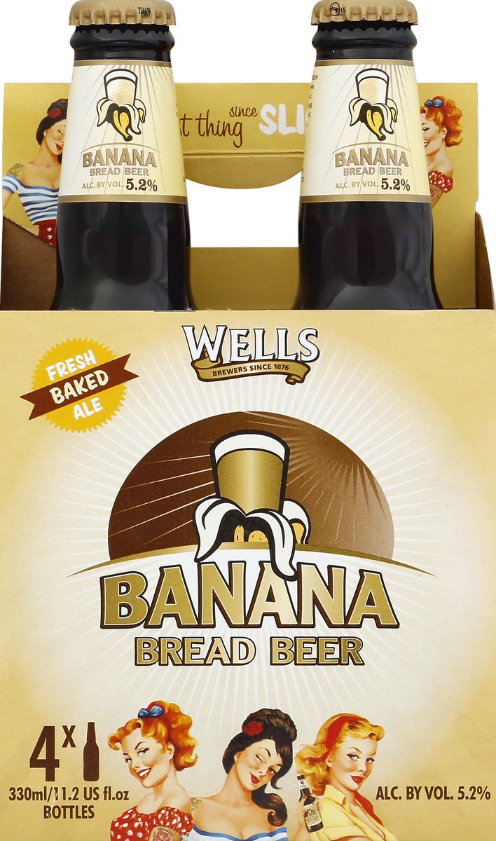 slide 2 of 4, Well's Banana Bread Beer, 48 fl oz