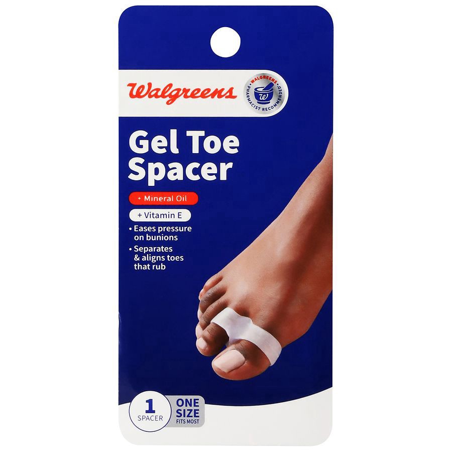 slide 1 of 2, Walgreens Gel Toe Spacer, 1 ct