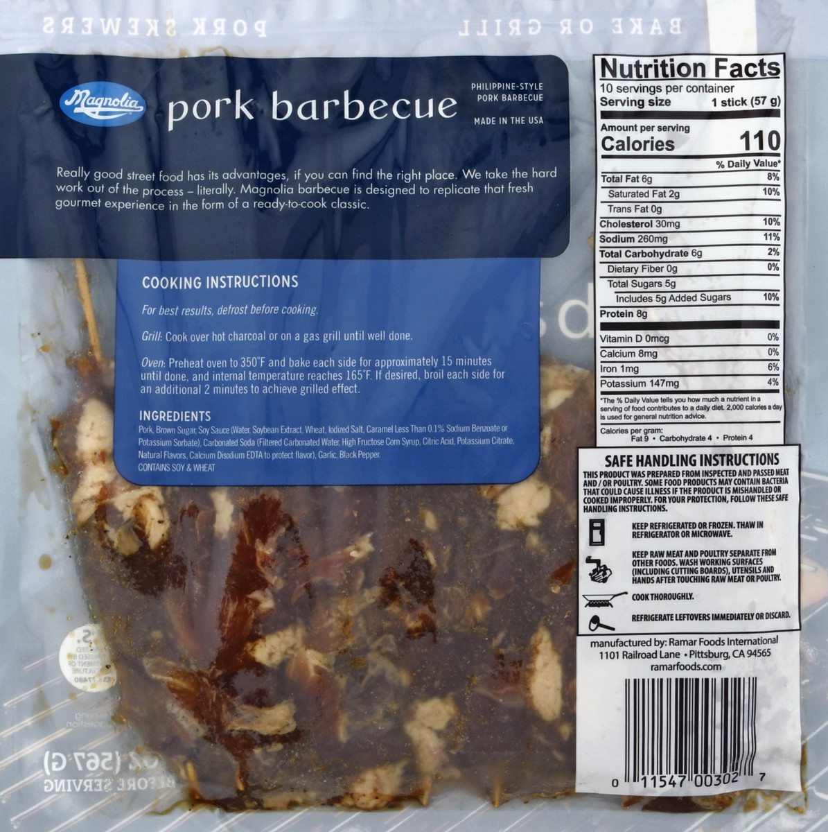 slide 6 of 12, Magnolia Orient Turo Turo Pork BBQ Stick, 20 oz