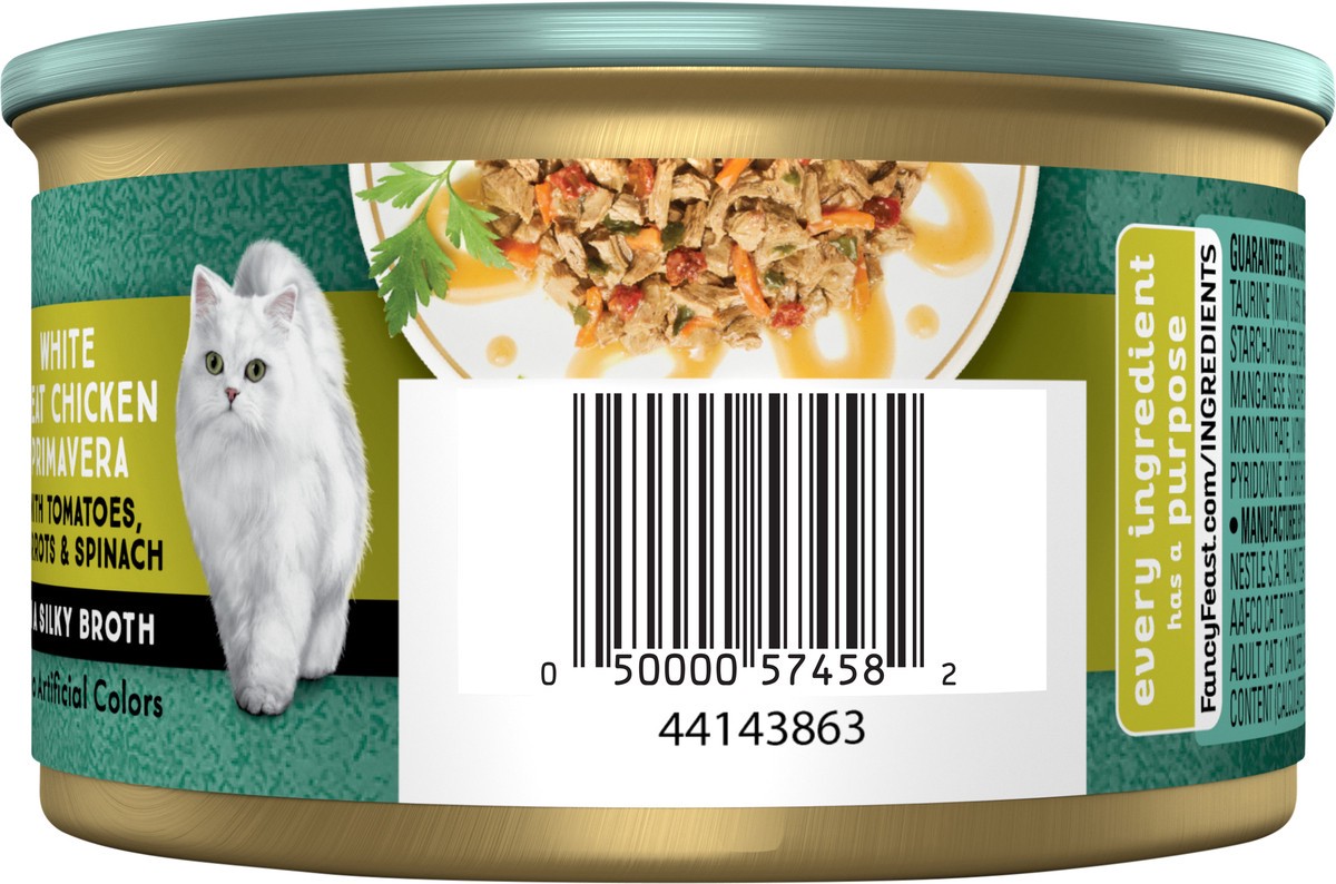 slide 2 of 7, Fancy Feast Medleys White Meat Chicken Primavera Cat Food, 3 oz