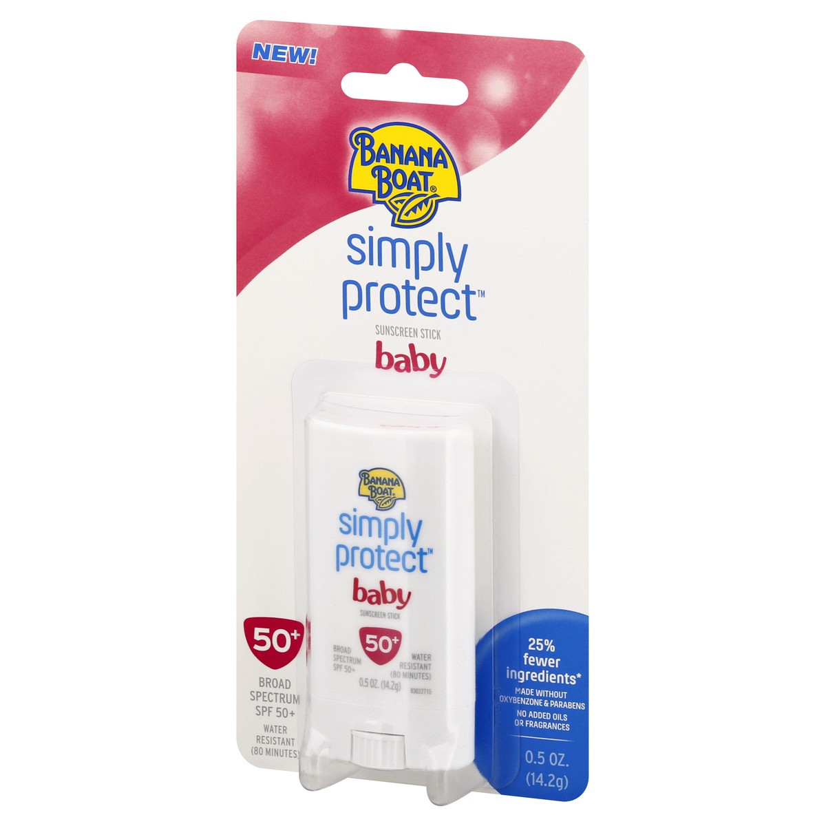 slide 6 of 9, Banana Boat Simply Protect Baby SPF 50 Stick, 0.5 oz