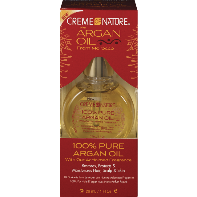 slide 1 of 1, Creme of Nature 100% Pure Argan Oil, 1 oz