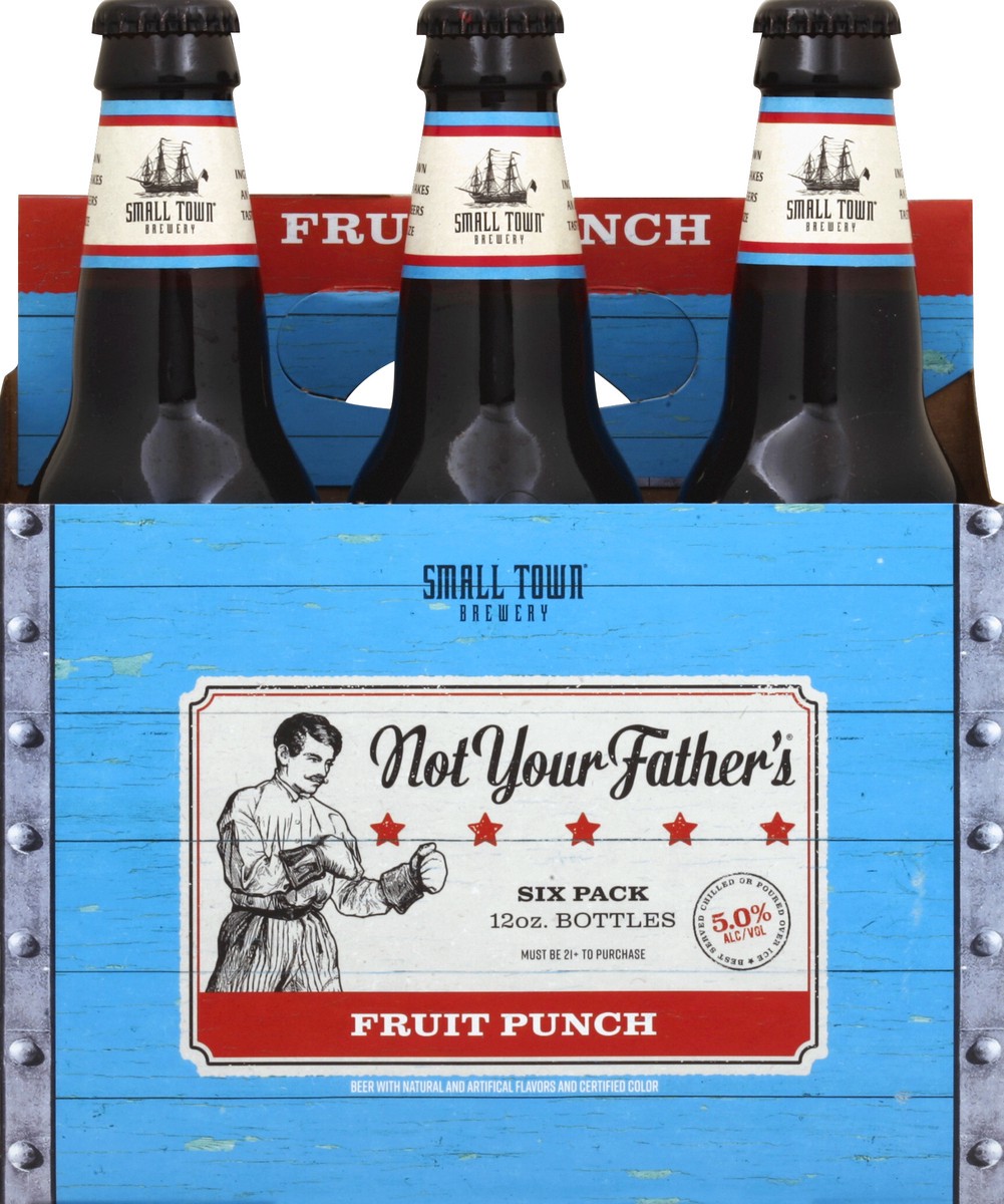 slide 4 of 4, Small Town Brewery Not Your Father's Fruit Punch, 6 ct; 12 oz