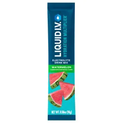 Liquid I.V. Hydration Multiplier - Watermelon - Hydration Powder Packets | Electrolyte Powder Drink Mix | Convenient Single-Serving Sticks | Non-GMO | Single Stick - 0.56 oz