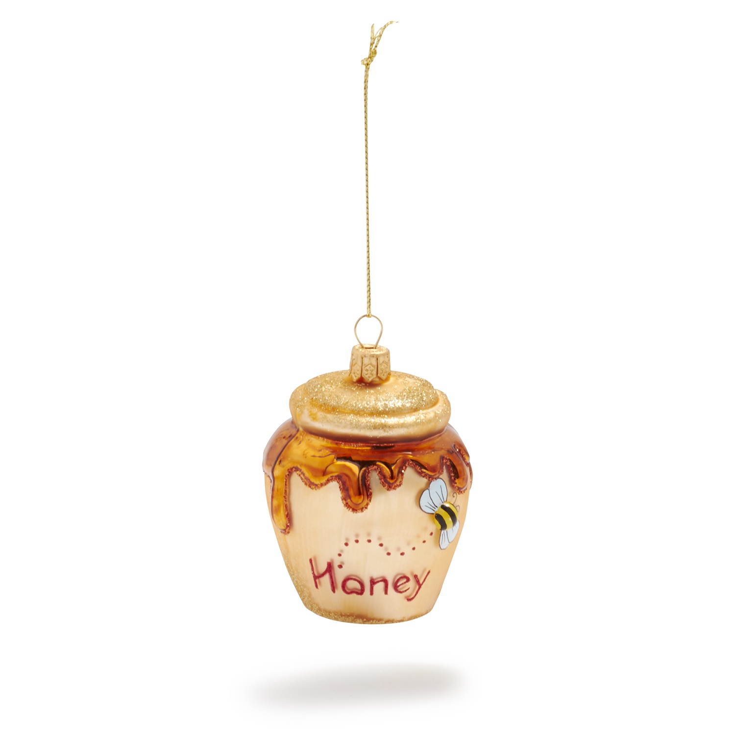 slide 1 of 1, Sur La Table Honey Pot Glass Ornament, 1 ct