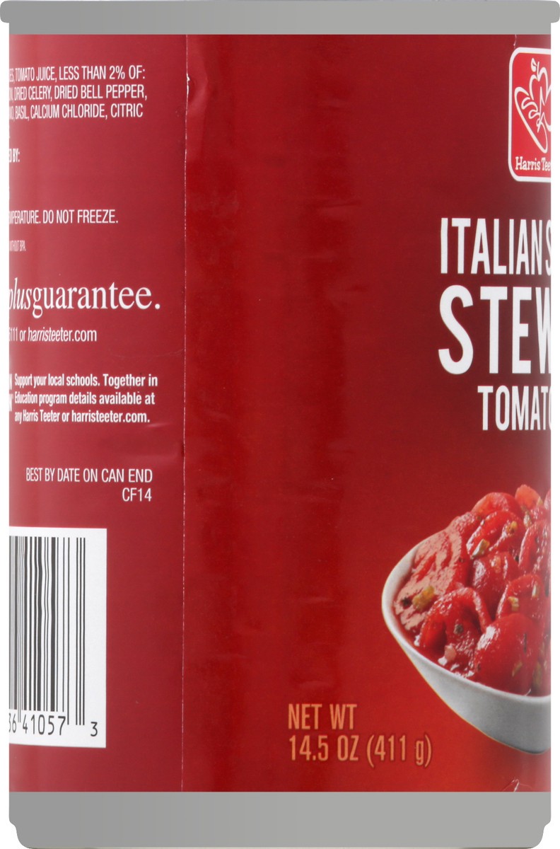 slide 3 of 8, Harris Teeter Italian Stewed Tomatoes, 14.5 oz