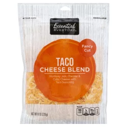 Essential Everyday Cheese, Cheese Blend, Taco, Fancy Cut