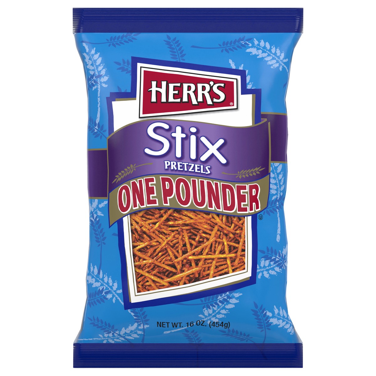 slide 1 of 6, Herr's One Pounder Pretzel Stix - 16 oz, 16 oz