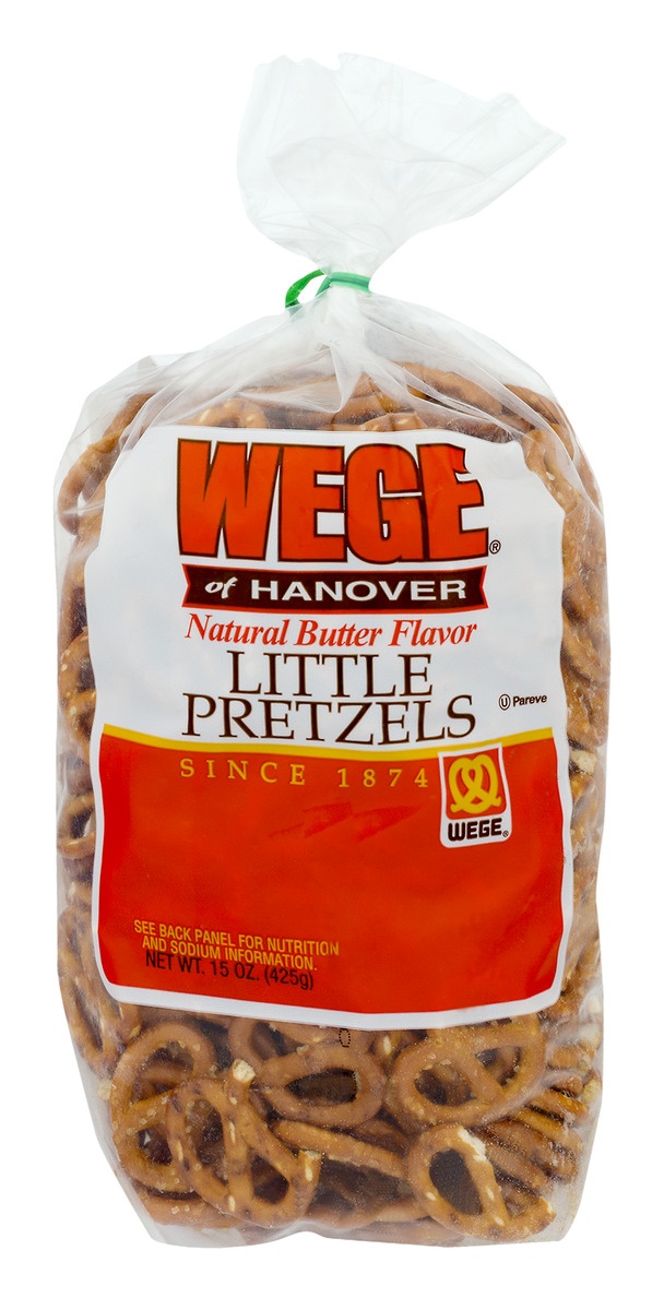 slide 1 of 1, Wege of Hanover Little Pretzels Butter Flavored, 15 oz