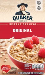 Quaker Regular Instant Oats Hot Cereal - 11.8 oz