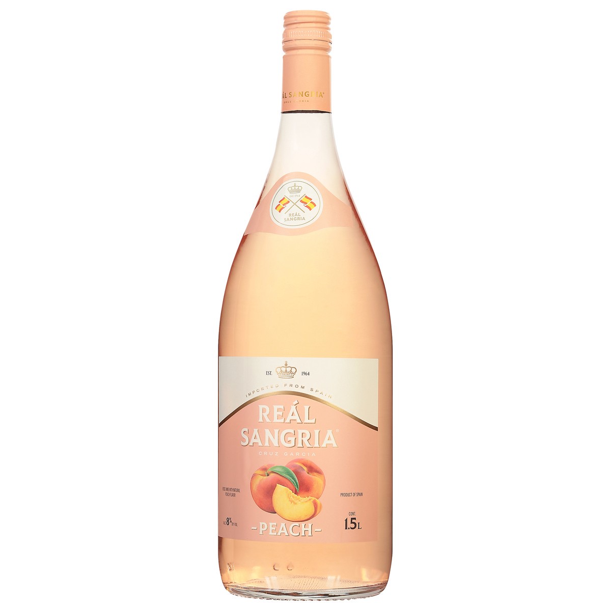 slide 4 of 11, Cruz Garcia Peach Rose Wine 1.5 l, 1.5 l