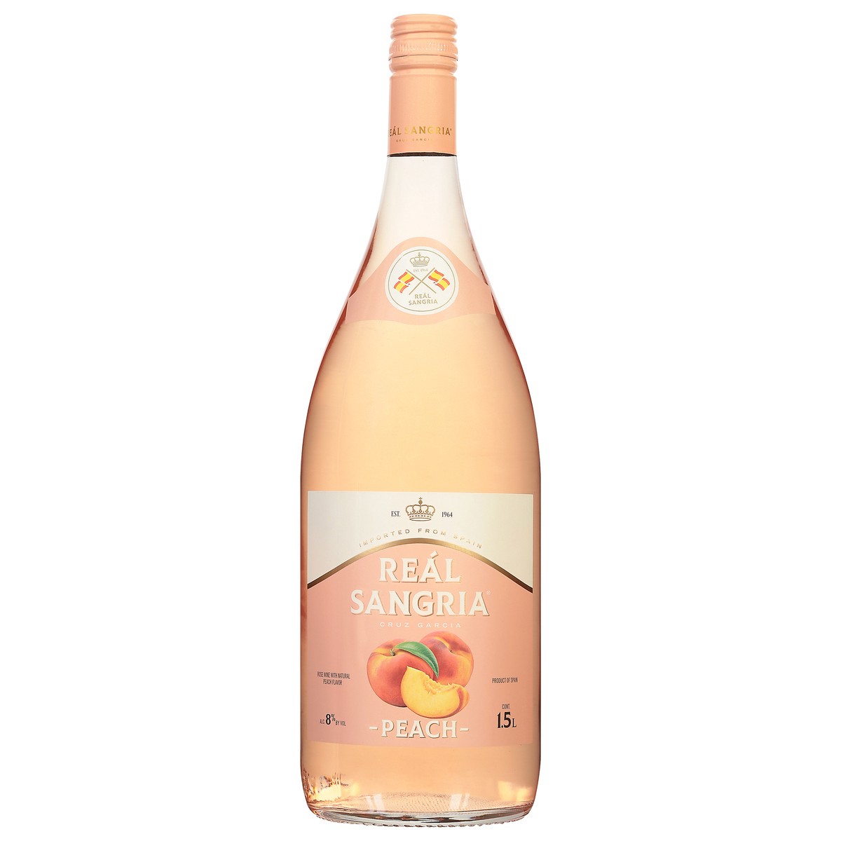 slide 3 of 11, Cruz Garcia Peach Rose Wine 1.5 l, 1.5 l