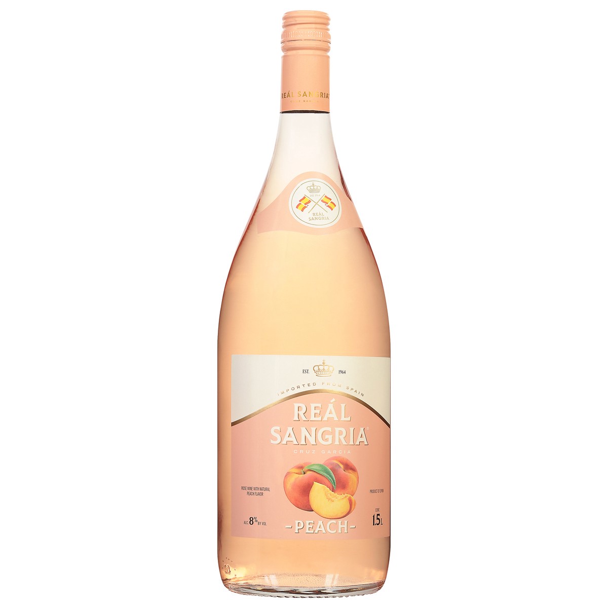 slide 8 of 11, Cruz Garcia Peach Rose Wine 1.5 l, 1.5 l