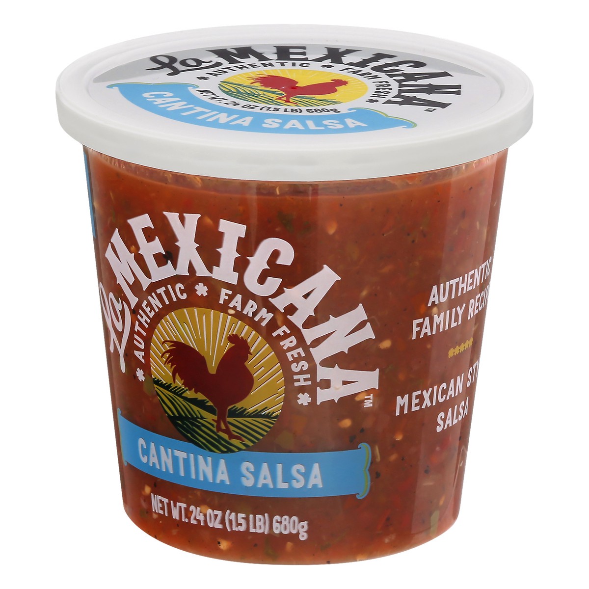 slide 7 of 9, La Mexicana Cantina Salsa 24oz, 24 oz