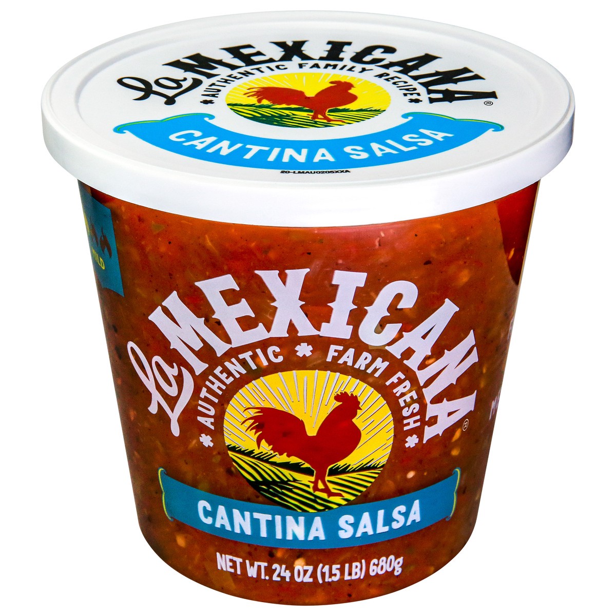 slide 1 of 9, La Mexicana Cantina Salsa 24oz, 24 oz