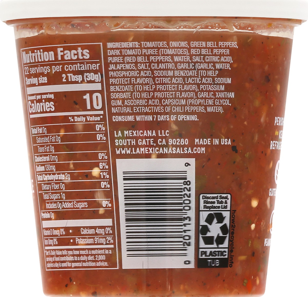 slide 5 of 9, La Mexicana Cantina Salsa 24oz, 24 oz