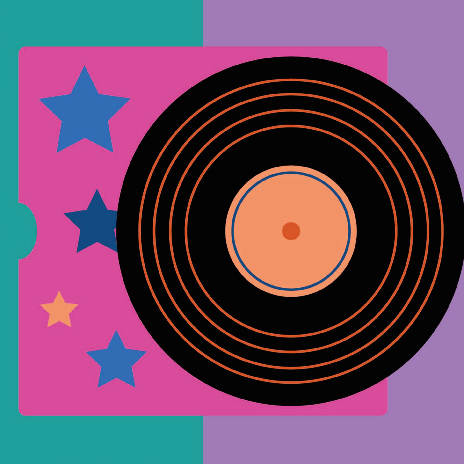 slide 6 of 8, 4" X 4" Retro Canvas Painting Kit By Craft Smart, 4 in x 4 in