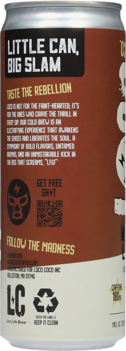 slide 9 of 14, Loco Coffee Co. Mocha Libre Oat Milk Latte 11 fl oz, 11 fl oz
