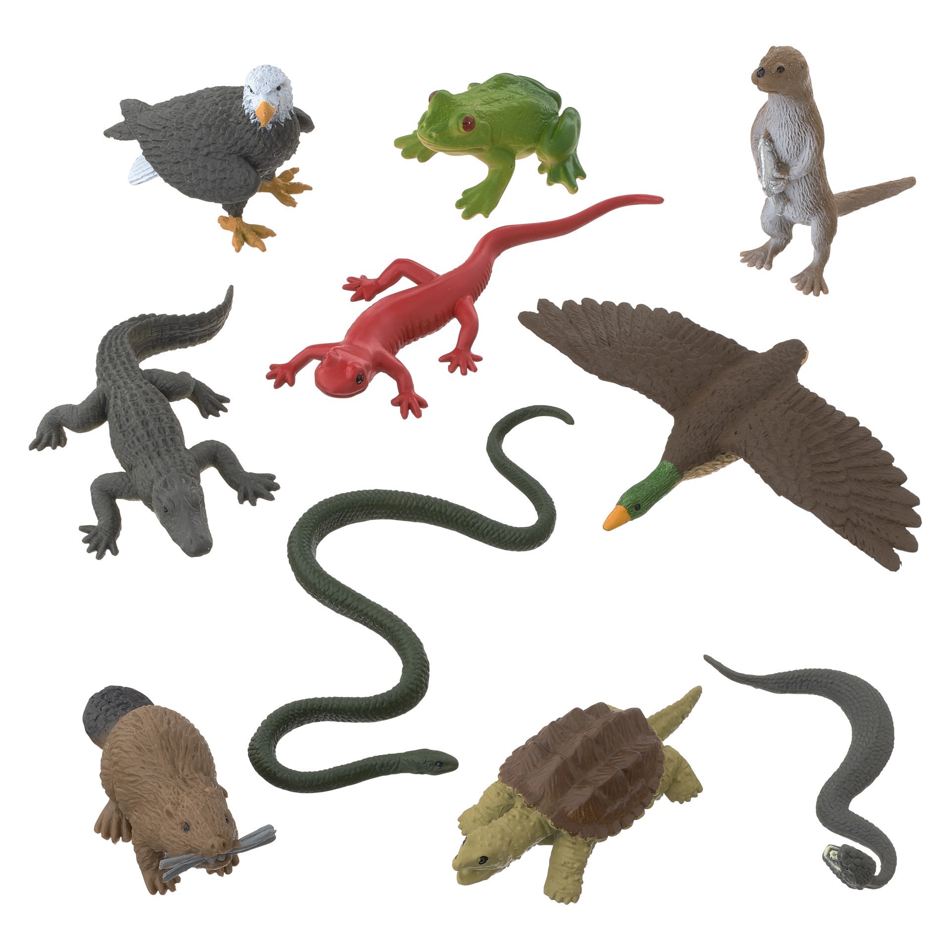 slide 3 of 3, Safari Ltd. Safari Ltd Toobs River, 1.56 in x 1.56 in x 12.87 in