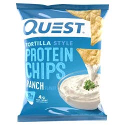 Quest Tortilla Style Ranch Flavor Protein Chips 1.1 oz