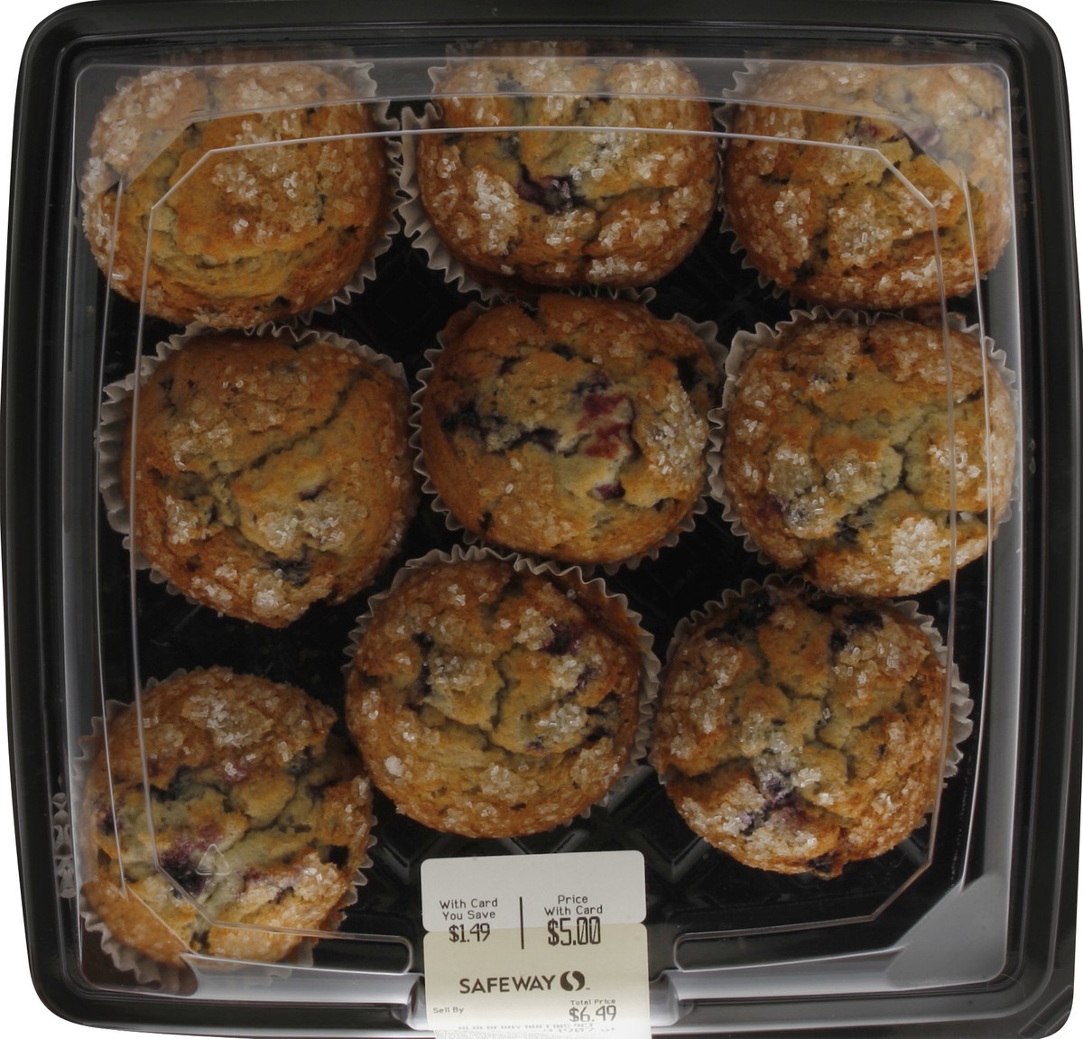 slide 3 of 5, Bakery Blueberry Muffins - 9 Count, 9 ct