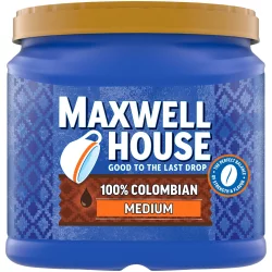 Maxwell House 100% Colombian Medium Roast Ground Coffee