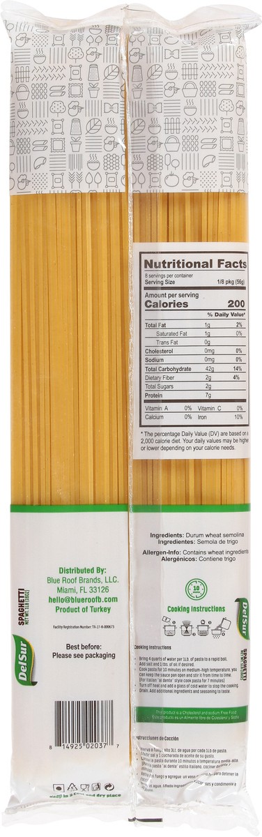 slide 3 of 11, Del Sur Pasta Spaghetti 1 lb, 1 lb