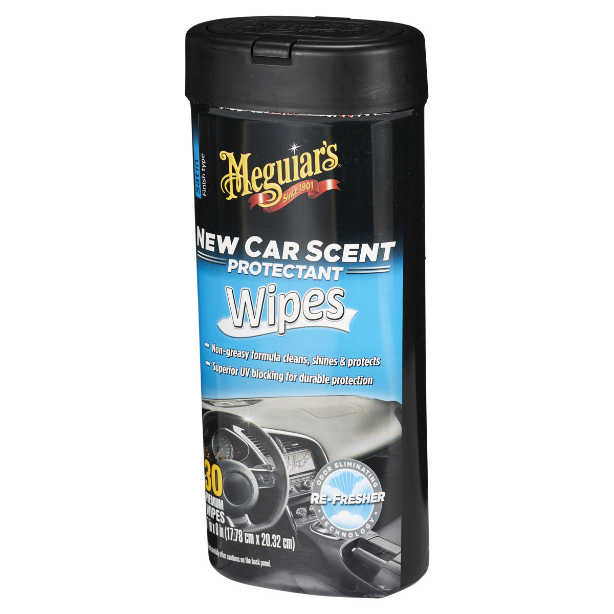 slide 7 of 29, Meguiar's New Car Scent Protectant Wipes G4200, 25 ct