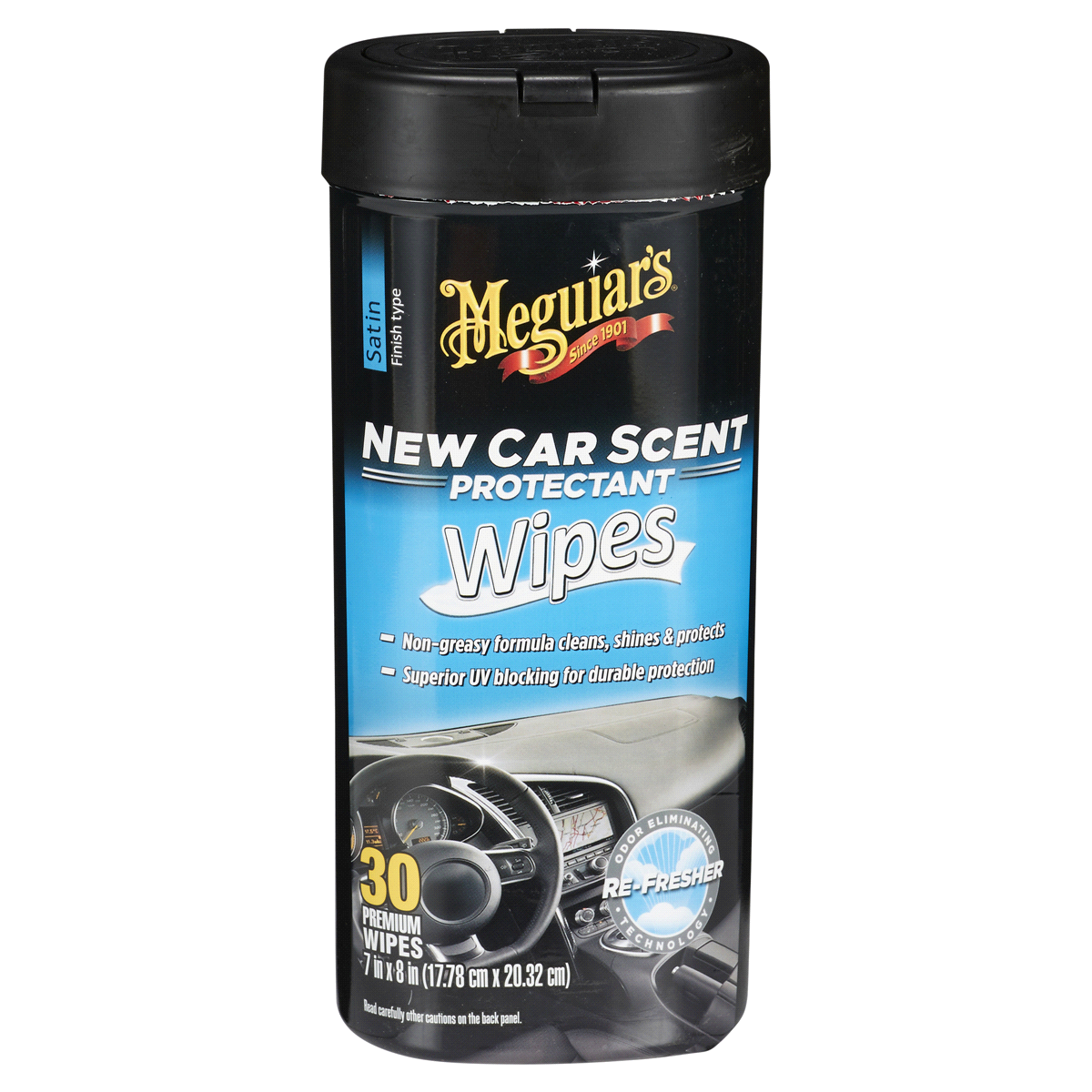 slide 1 of 29, Meguiar's New Car Scent Protectant Wipes G4200, 25 ct