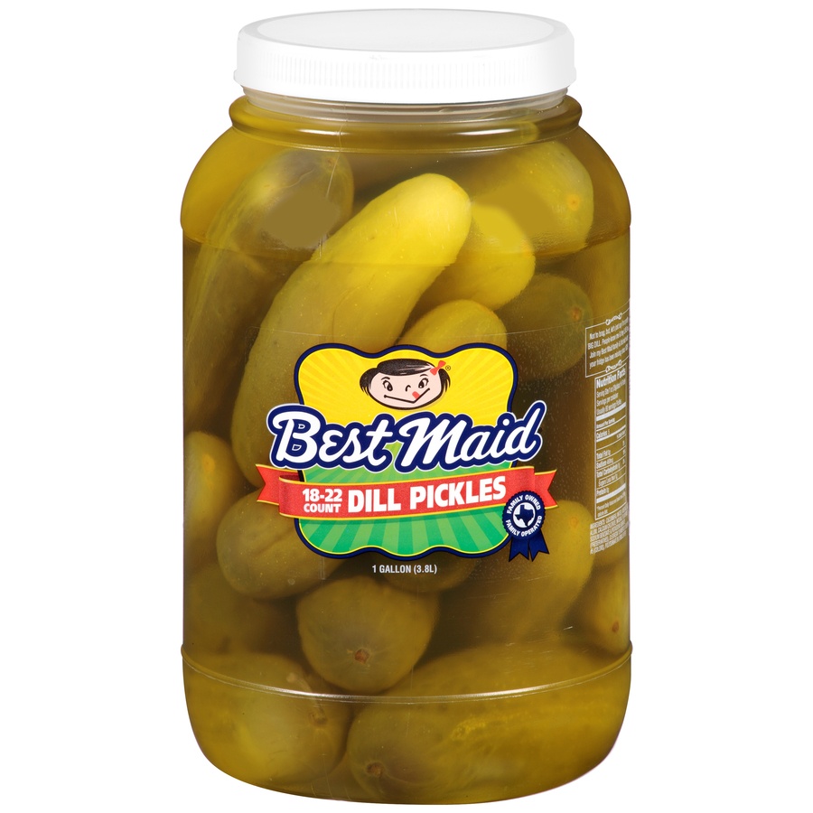 slide 1 of 1, Best Maid Whole Dill Pickles, 128 oz