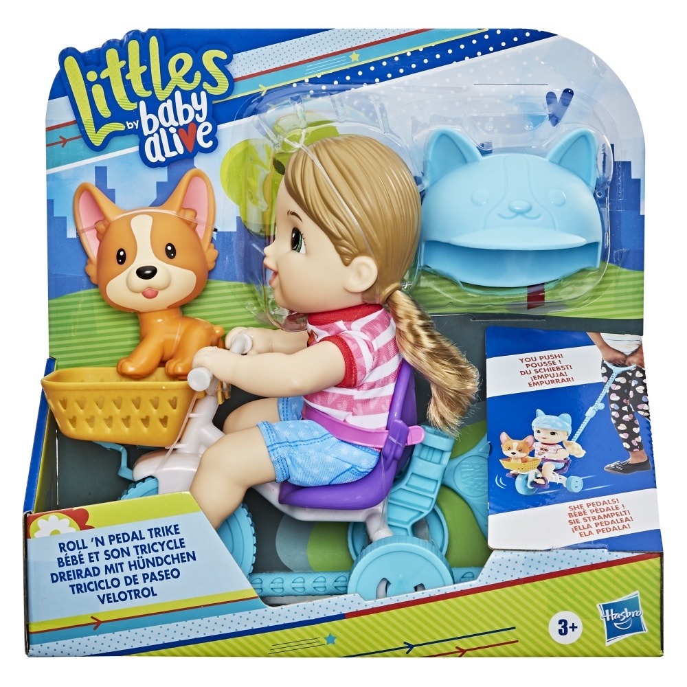 slide 1 of 1, Hasbro Baby Alive Littles Roll 'N Pedal Trike Doll, 1 ct