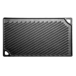 Lodge inch Double Play Cast Iron Reversible Grill/Griddle, 16.75 x 9.5"