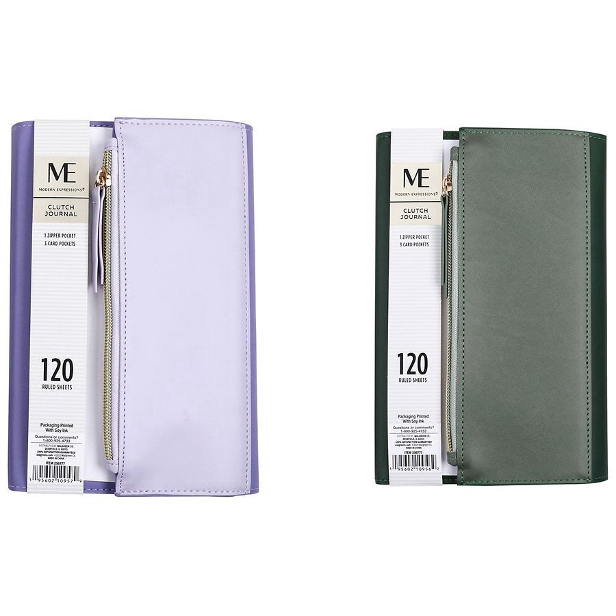 slide 2 of 2, Modern Expressions Clutch Journal 8.5 x 5.1 x 1.2 in, 1 ct