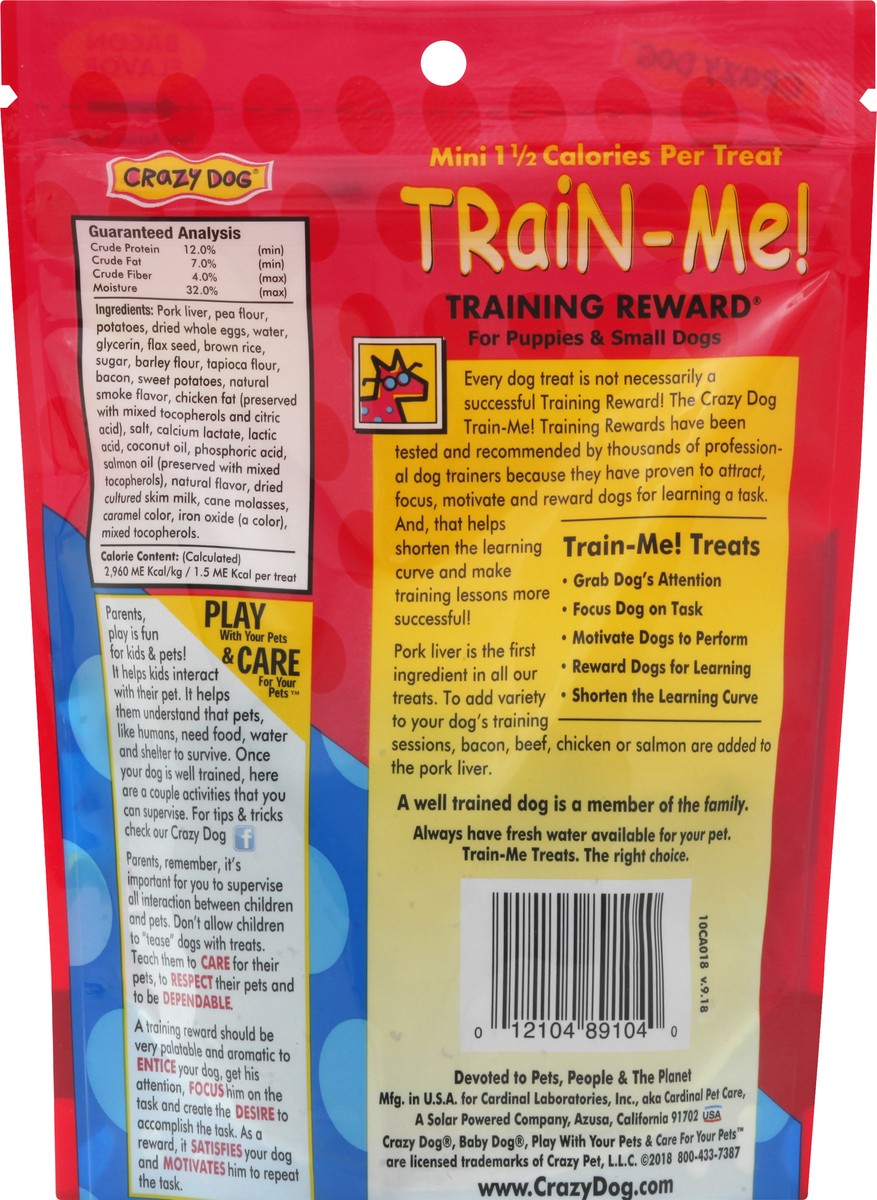 slide 4 of 12, Train Me Bacon Flavor Dog Treats 4 oz, 4 oz