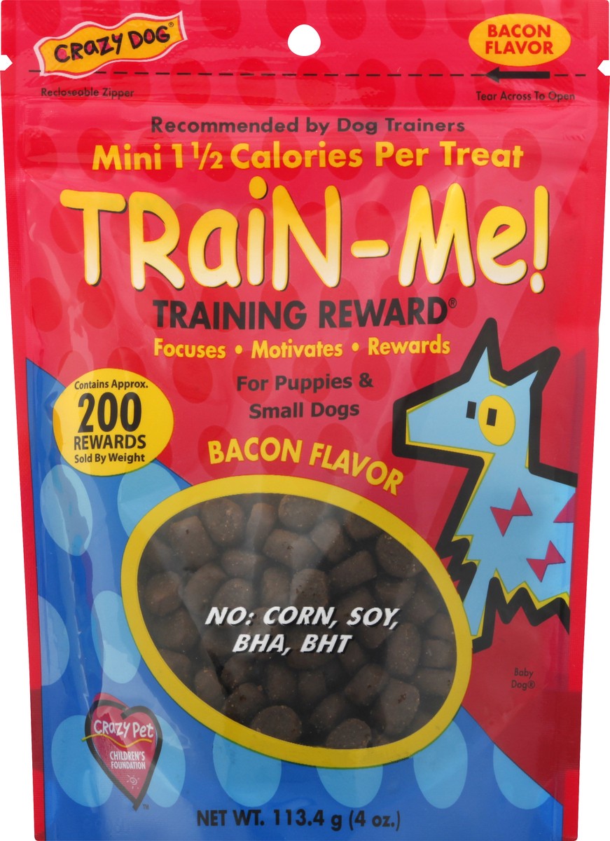 slide 8 of 12, Train Me Bacon Flavor Dog Treats 4 oz, 4 oz