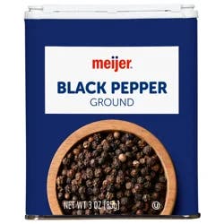 Meijer Ground Black Pepper, 3 oz