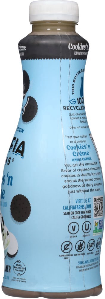 slide 3 of 3, Califia Cookies & Creme Creamer 25.4 Oz, 25.4 oz