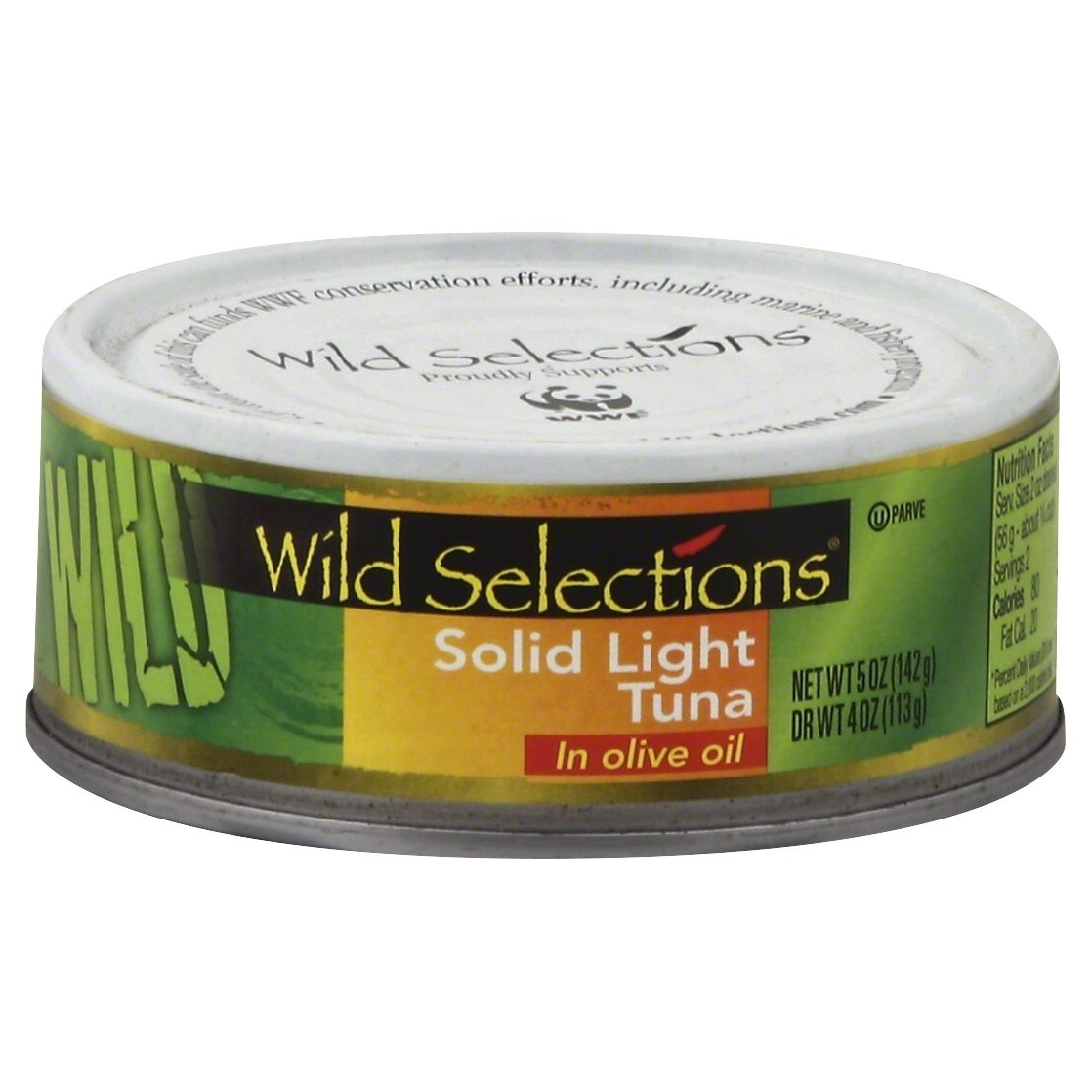 slide 1 of 8, Wild Selections Solid Light Tuna In Olive Oil, 5 oz