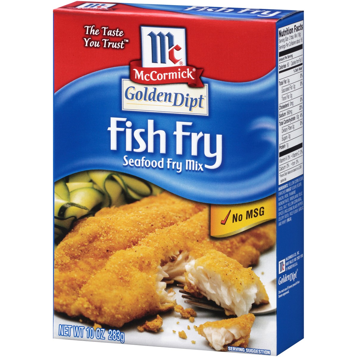 slide 8 of 9, Mccormick Fish Golden Dipt Seafood Fry Mix, 10 oz