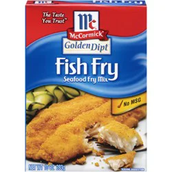 McCormick GOLDEN DIPT Fish Fry Seafood Fry Mix, 10.0 oz