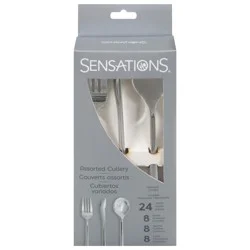 Sensations Assorted Cutlery - 24 ct