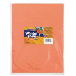 Creativity Street WonderFoam Sheets, Orange, 9" x 12"