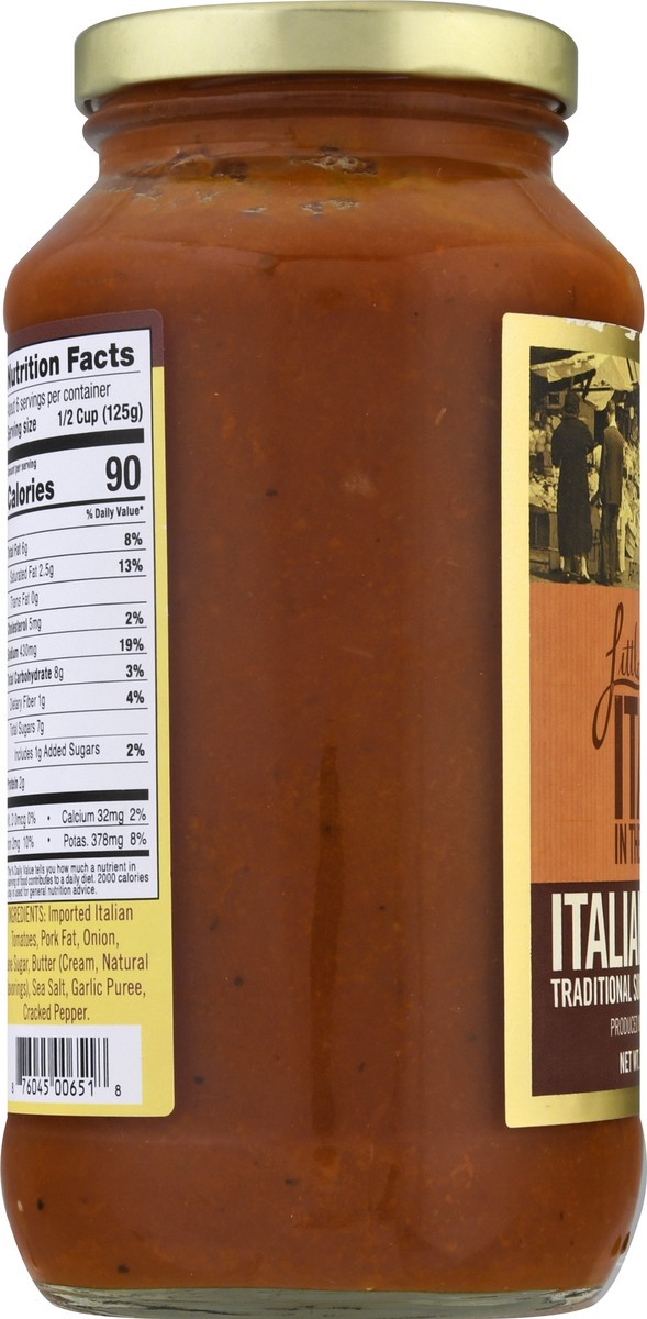 slide 6 of 13, Little Italy in the Bronx Italian Gravy Dinner Sauce 24 oz, 24 oz