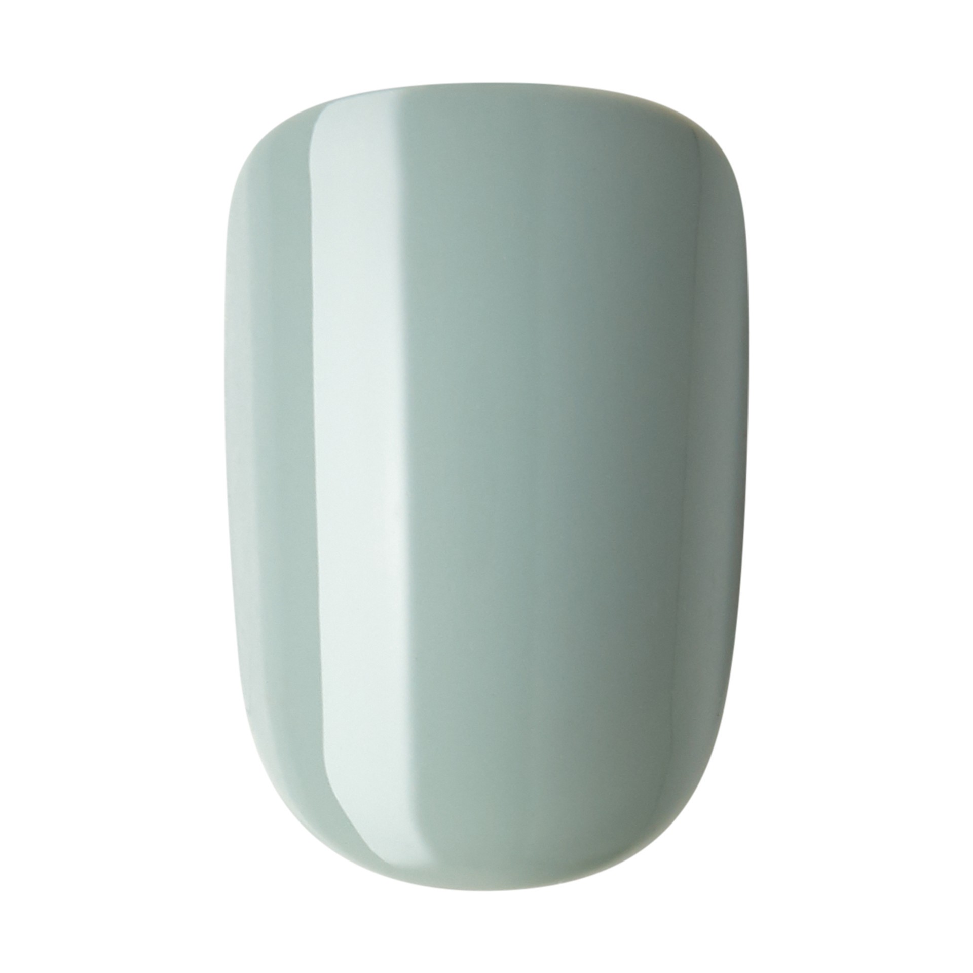 slide 4 of 5, imPRESS KISS imPRESS Color Long-Lasting Short Square Press-On Nails, Solid Green, 30 Pieces, 1 ct