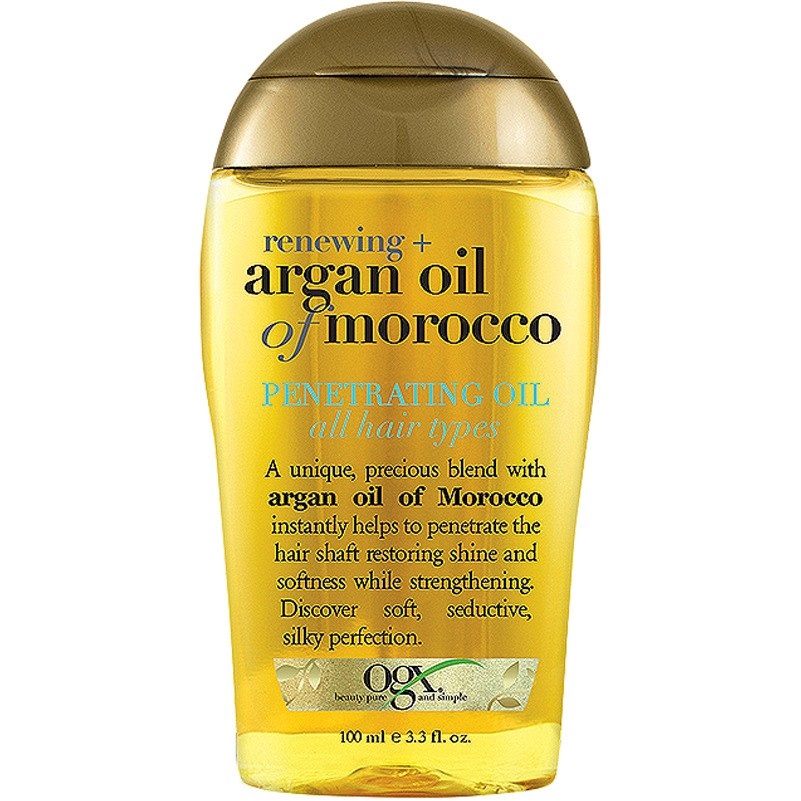 slide 1 of 4, OGX Renewing + Argan Oil of Morocco Penetrating Hair Oil Treatment - 3.3 fl oz, 3.3 fl oz