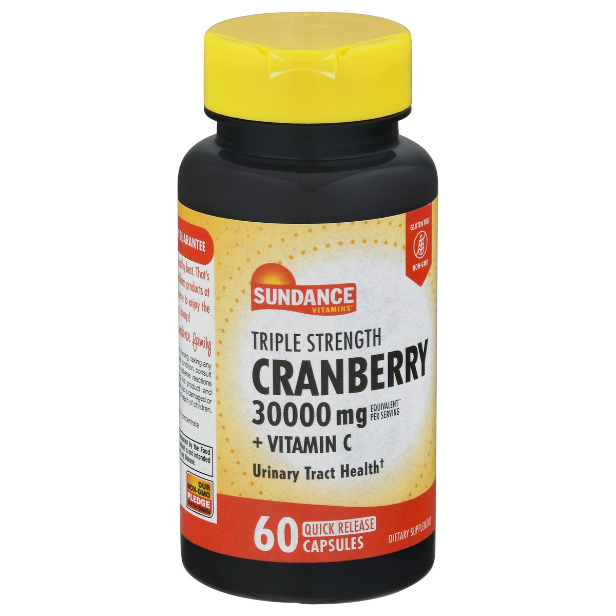 slide 7 of 9, Sundance Vitamins 30000 mg Triple Strength Cranberry + Vitamin C Capsules 60 ea, 60 ct