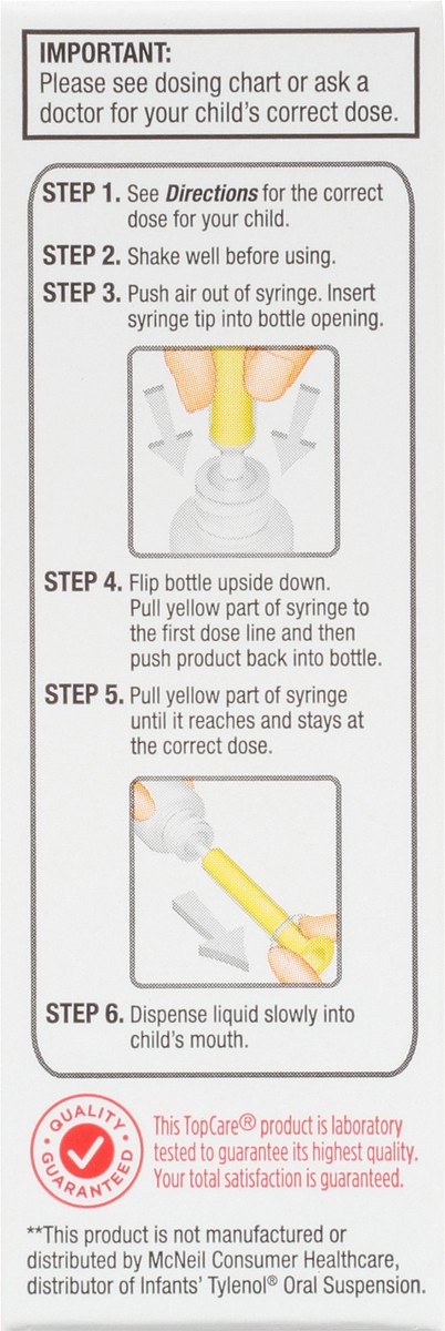 slide 3 of 16, TopCare TOP CARE Topcare Infant Pain & Fever, 1 fl oz