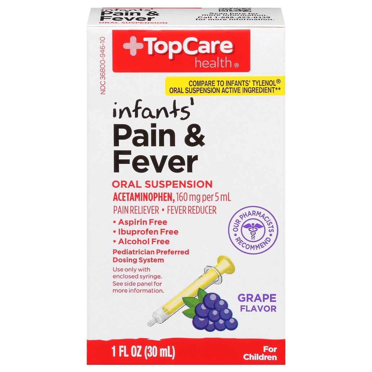 slide 10 of 16, TopCare TOP CARE Topcare Infant Pain & Fever, 1 fl oz